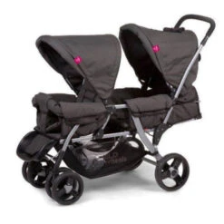 Poussette Double Tandem Grise CHILDWOOD : Comparateur, Avis, Prix
