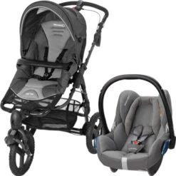 Bébé Confort Poussette Duo High Trek / Cabriofix BEBE CONFORT : Comparateur, Avis, Prix