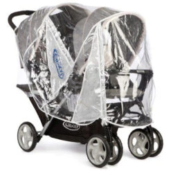Habillage Pluie Transparent Pour Stadium Duo GRACO : Comparateur, Avis, Prix