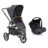 Poussette Duo Salsa 3 + Siège Auto Hazel ABC DESIGN : Comparateur, Avis, Prix