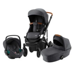 Poussette Smile III + Nacelle + Coque Baby Safe ISense BRITAX ROMER : Comparateur, Avis, Prix