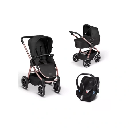 Poussette Samba + Nacelle + Coque Cybex Aton 5 ABC DESIGN : Comparateur, Avis, Prix 1 Poussette Samba + Nacelle + Coque Cybex Aton 5 ABC DESIGN : Comparateur, Avis, Prix